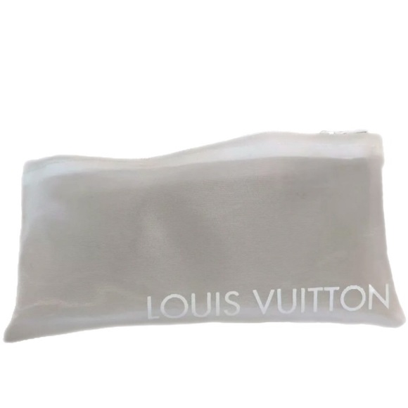 Louis Vuitton Vintage Lucite Translucent Hair Tie Bobble Set With Mini Pouch Bag - Picture 5 of 10
